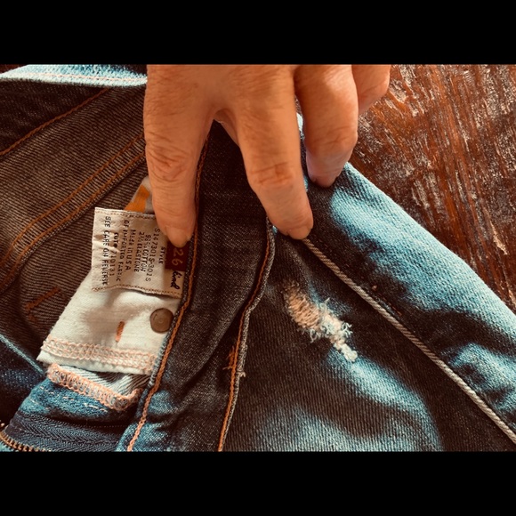 Seven for All Mankind denim mini, as 26 - Picture 3 of 3